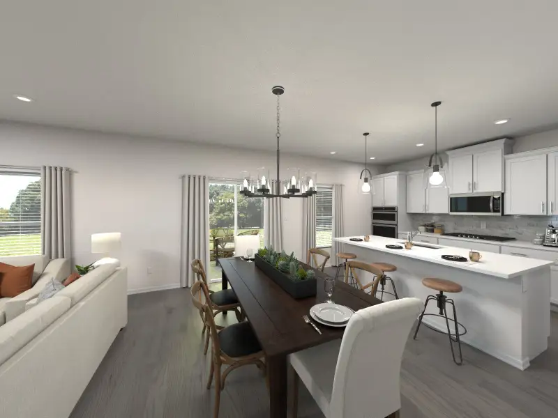 Furnished interior view inside a new home in Crestview - Legacy Series, Hermitage (Image 4).