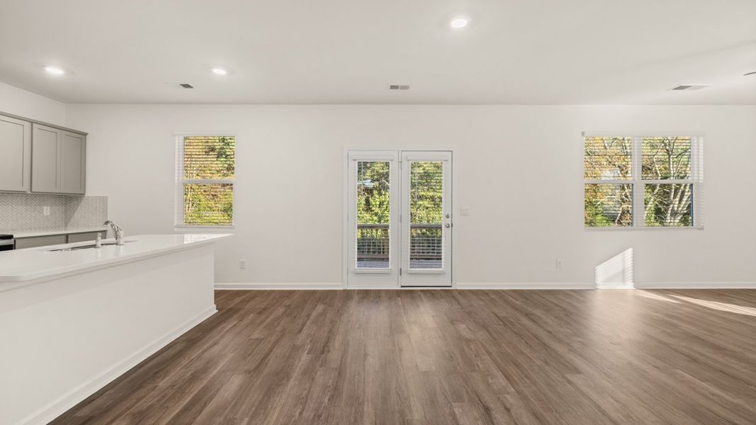 Representative unfurnished interior of a home built from the Galen by D.R. Horton in The Reserve at Calcutta, Stockbridge (Image 13).