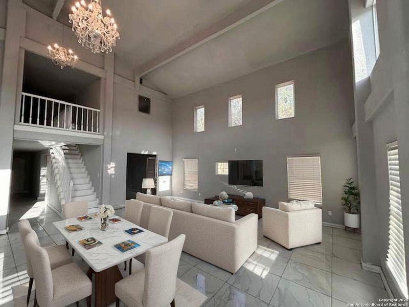 Furnished interior view inside a new home in , Bandera (Image 10). Furnished interior view inside a new home in , Bandera (Image 10).