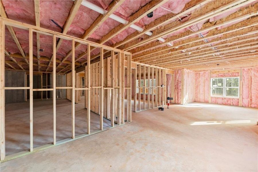 In-progress construction of a new home in , Commerce, GA (Image 22).