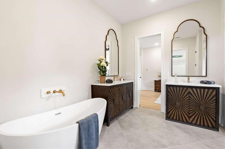 Furnished interior view inside a new home in , Roopville (Image 46).