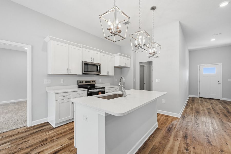 Furnished interior view inside a new home in Southern Charm, Crestview (Image 7).