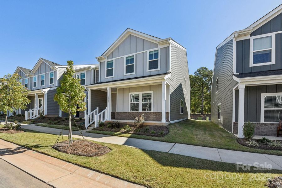 Exterior details and patio area of a home in , Mooresville (Image 3). Exterior details and patio area of a home in , Mooresville (Image 3).