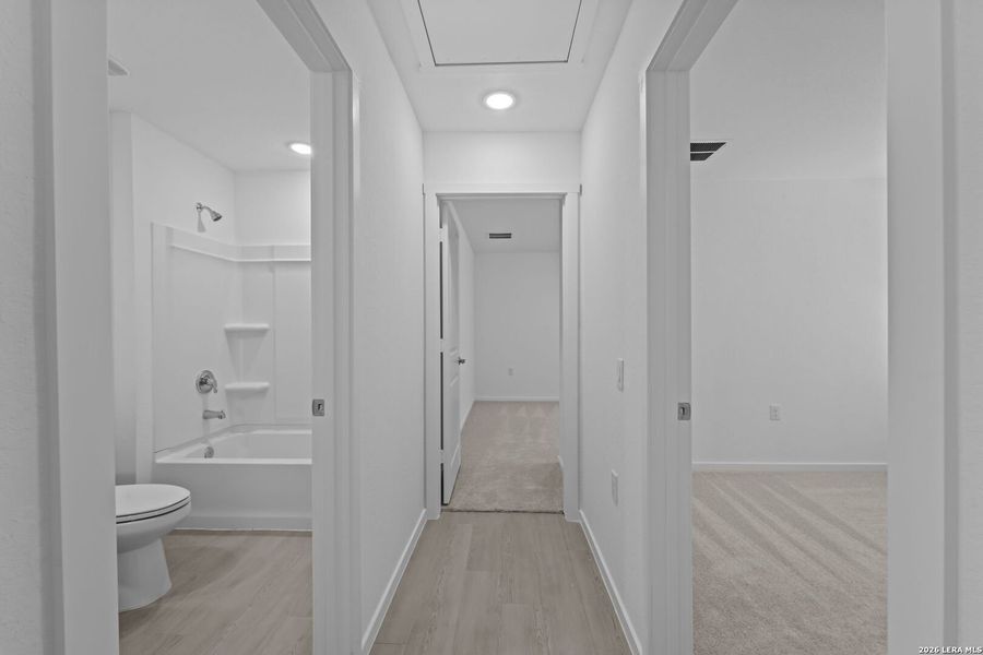 Spacious, unfurnished interior of a new home in Valle Sol, Von Ormy (Image 20). Spacious, unfurnished interior of a new home in Valle Sol, Von Ormy (Image 20).