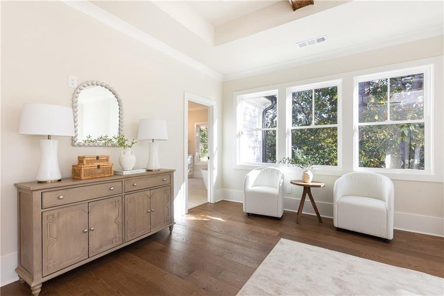 Furnished interior view inside a new home in , Atlanta (Image 7).