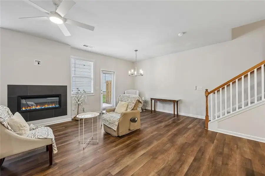 Furnished interior view inside a new home in , Decatur (Image 18).