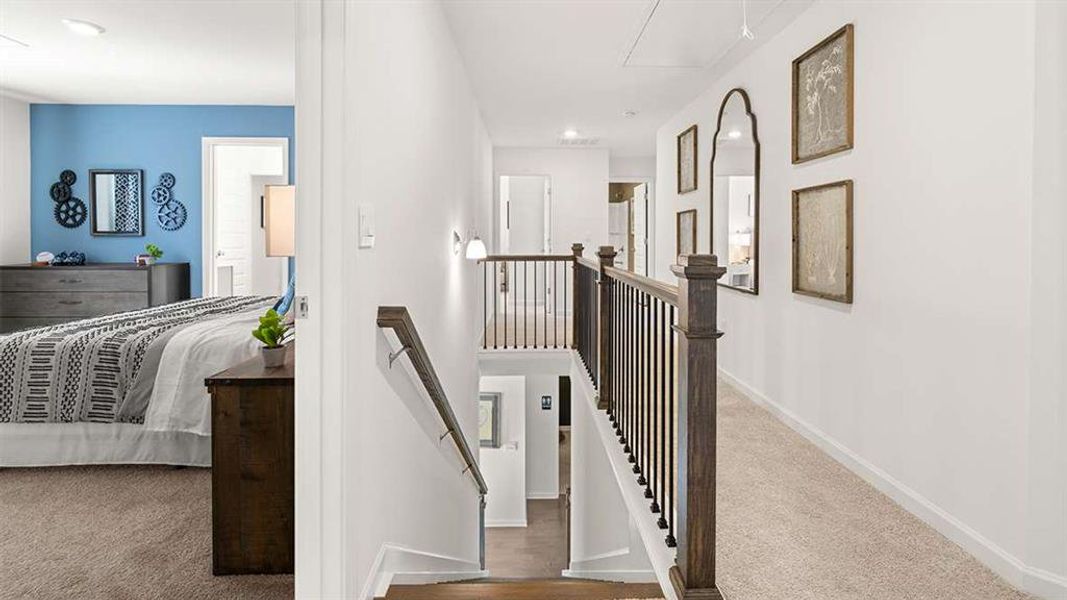 Furnished interior view inside a new home in Heritage Pointe, Senoia (Image 26).