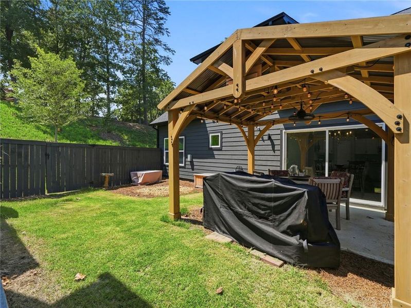 Exterior details and patio area of a home in , Waleska (Image 4). Exterior details and patio area of a home in , Waleska (Image 4).