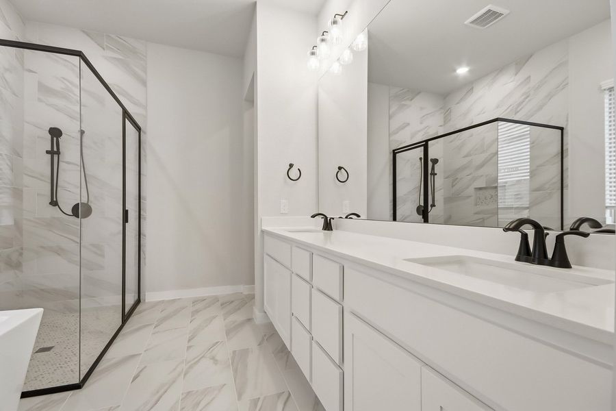 Representative Primary Bathroom - some options shown Representative Primary Bathroom - some options shown