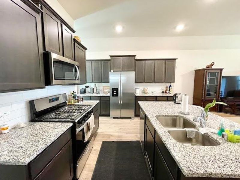 Furnished interior view inside a new home in , Fate (Image 6). Furnished interior view inside a new home in , Fate (Image 6).