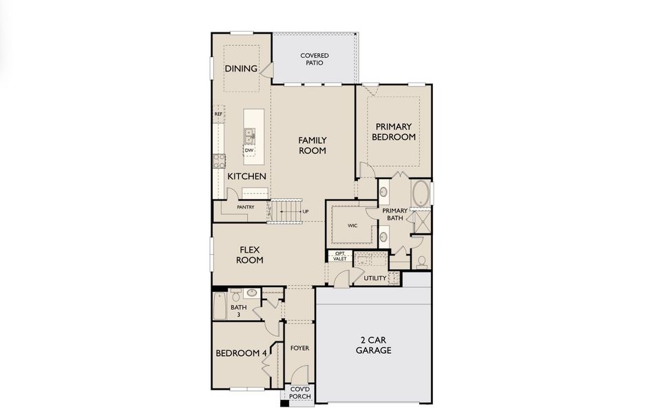 2D floor plan layout for the Cypress by Ashton Woods in Ashland, Angleton, TX (Image 3). 2D floor plan layout for the Cypress by Ashton Woods in Ashland, Angleton, TX (Image 3).