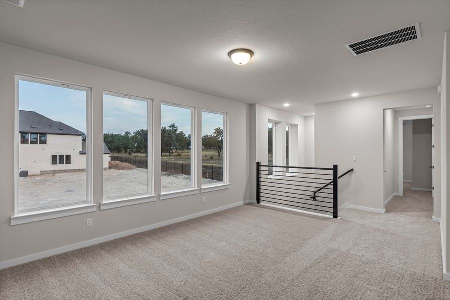Spacious, unfurnished interior of a new home in Capitol Collection at Lariat, Liberty Hill (Image 39). Spacious, unfurnished interior of a new home in Capitol Collection at Lariat, Liberty Hill (Image 39).
