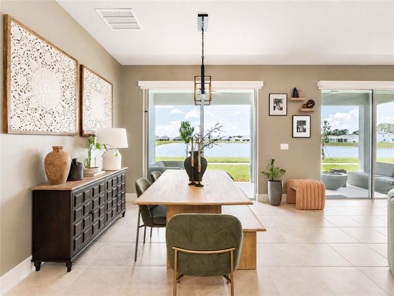 Furnished interior view inside a new home in , St. Cloud (Image 24).