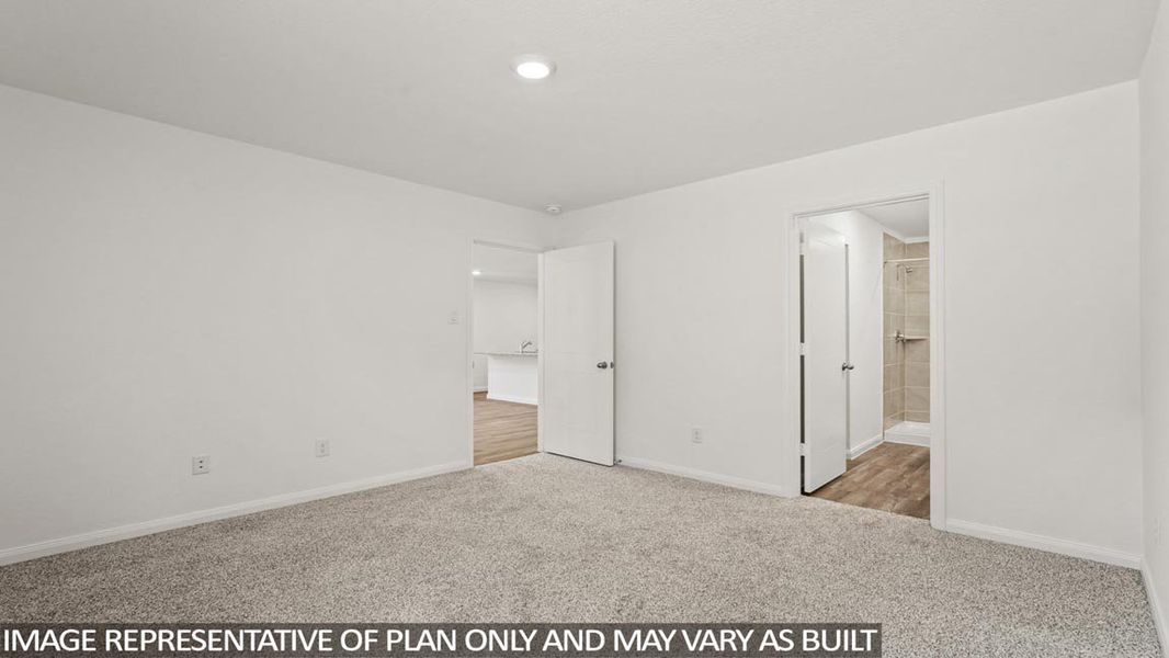 Spacious, unfurnished interior of a new home in McCrorey Trails, Conroe (Image 15).