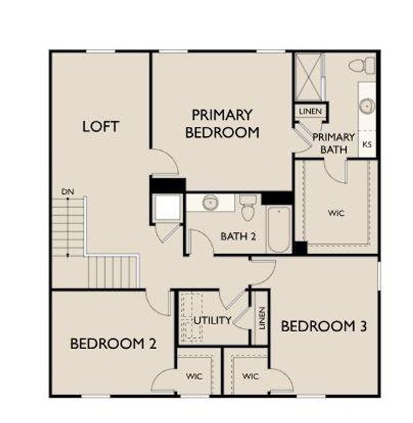 2nd Floorplan - Representative Photo