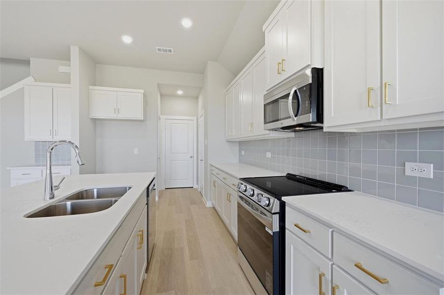 Furnished interior view inside a new home in The Preserve, Sherman (Image 8).