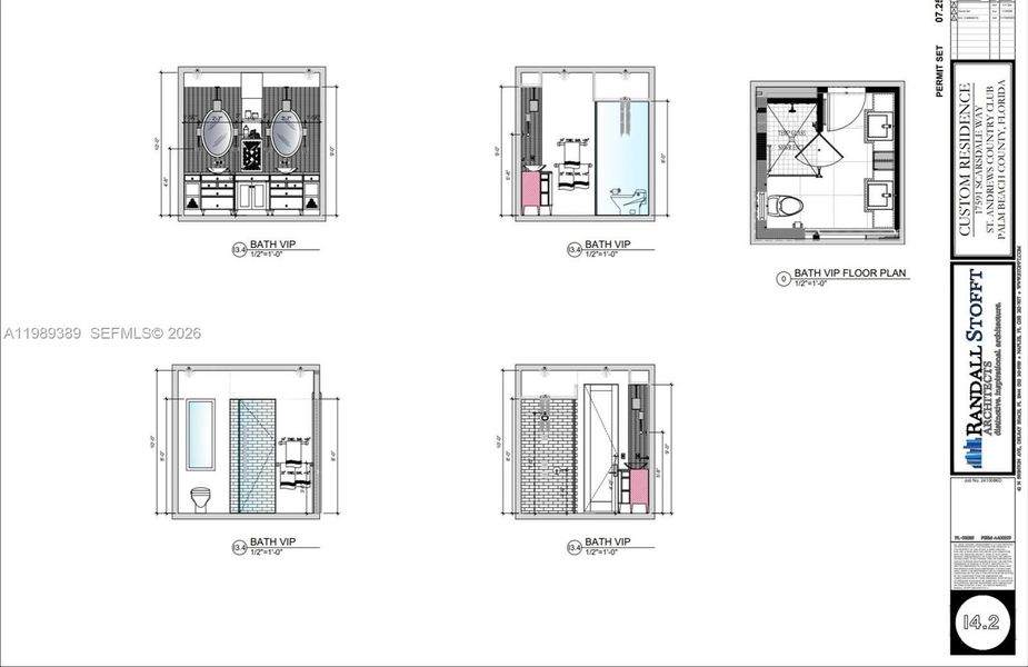 2D floor plan layout of this home in , Boca Raton, FL (Image 11).