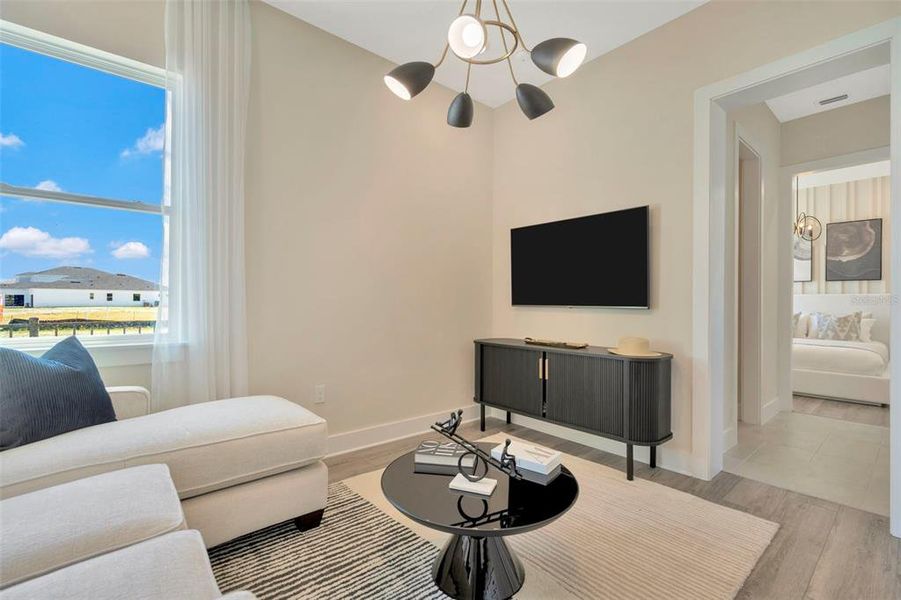 Furnished interior view inside a new home in Biscayne Landing at Seaire, Parrish (Image 32).