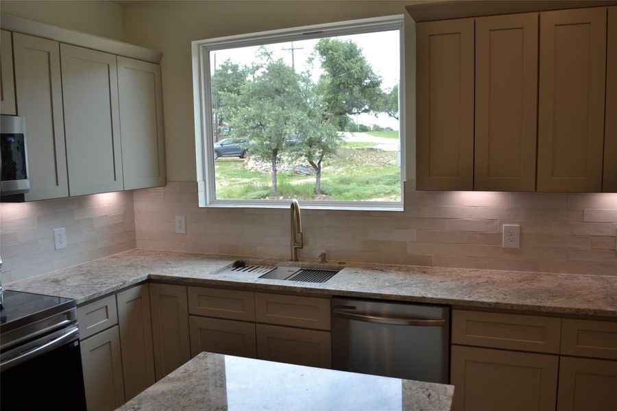 Large Window in Kitchen