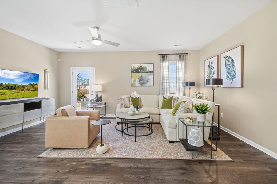 Representative furnished interior of a home built from the The Hazelwood by Stanley Martin Homes in Persimmon Hill, Lyman (Image 6).