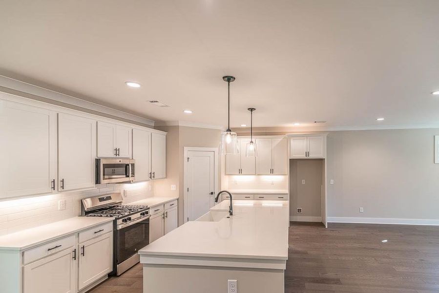 Furnished interior view inside a new home in , Decatur (Image 6).