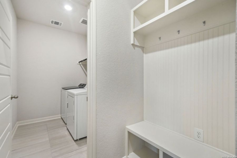 Furnished interior view inside a new home in Estancia Ranch - Classic Series, San Antonio (Image 9).