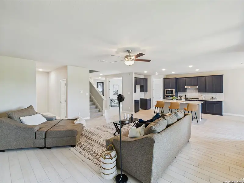 Furnished interior view inside a new home in Ladera, San Antonio (Image 10).