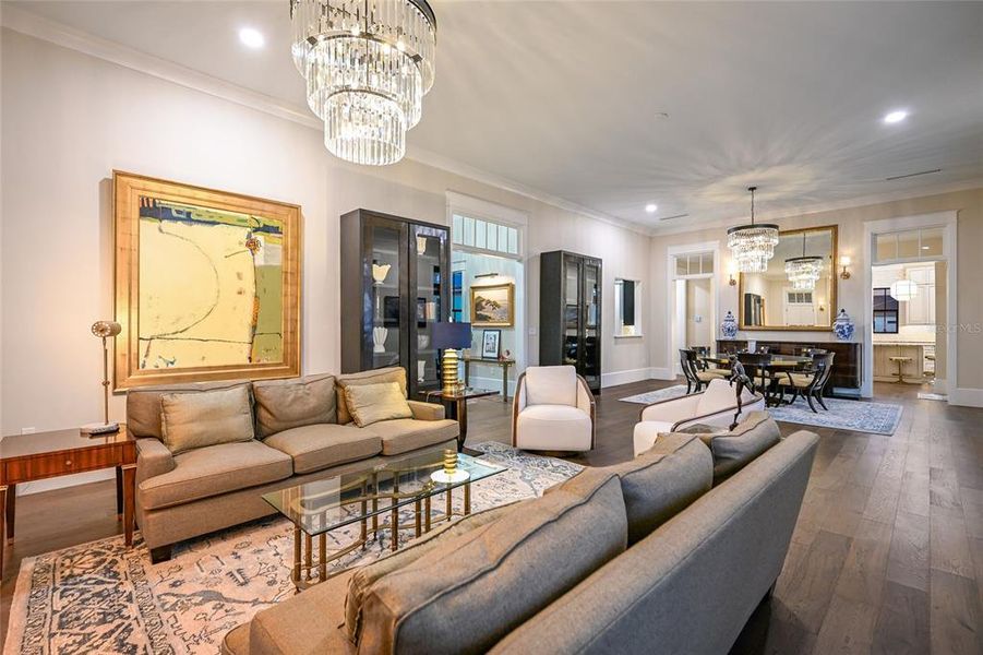 Furnished interior view inside a new home in , Palmetto (Image 19).