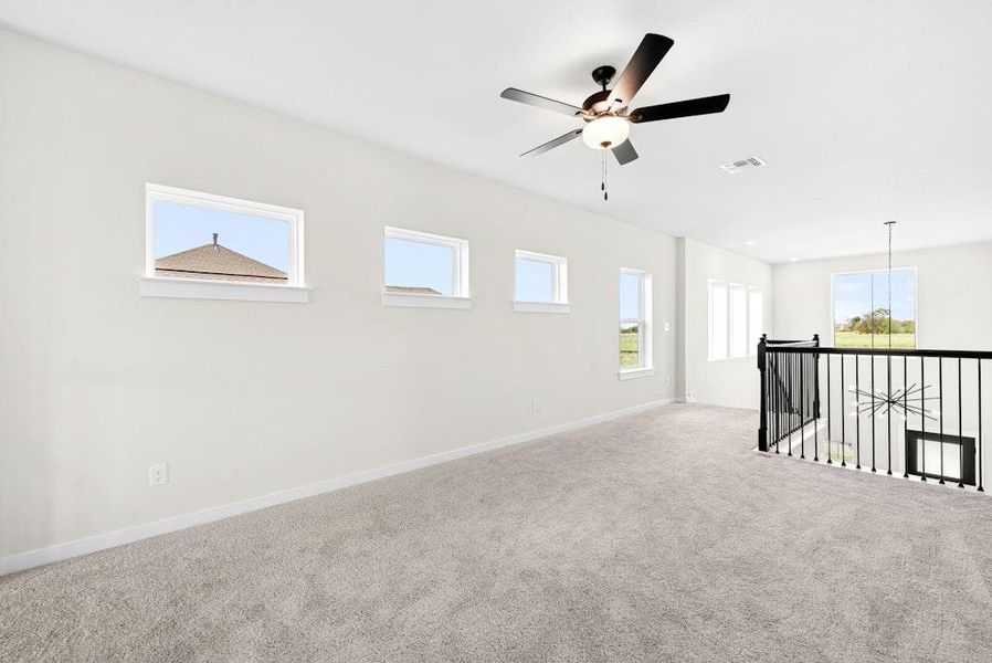 Spacious, unfurnished interior of a new home in University Heights, Round Rock (Image 28). Spacious, unfurnished interior of a new home in University Heights, Round Rock (Image 28).