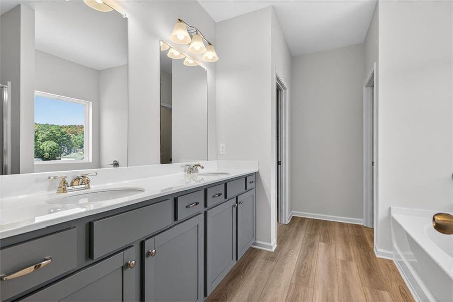 Furnished interior view inside a new home in Longbrooke, Rome (Image 6).