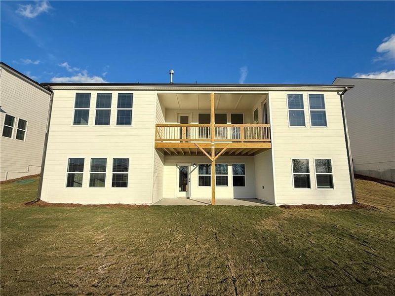 Exterior details and patio area of a home in , Braselton (Image 24). Exterior details and patio area of a home in , Braselton (Image 24).