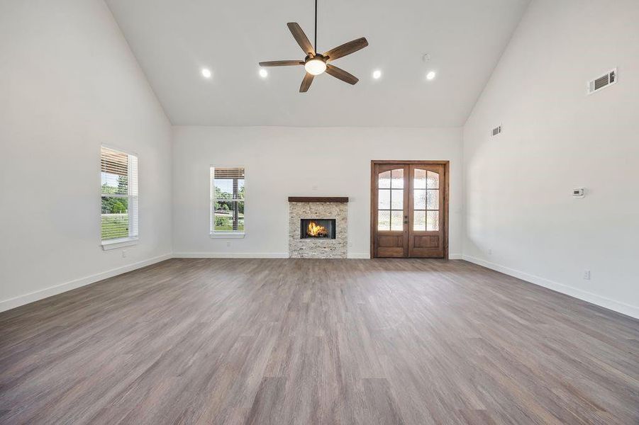 Spacious, unfurnished interior of a new home in , Rhome (Image 12). Spacious, unfurnished interior of a new home in , Rhome (Image 12).