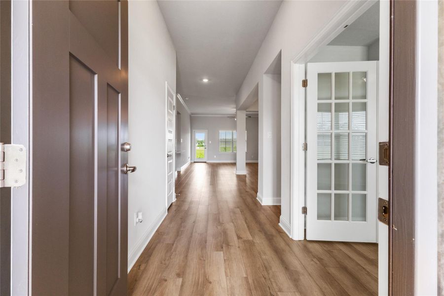 Luxury vinyl throughout the home Luxury vinyl throughout the home