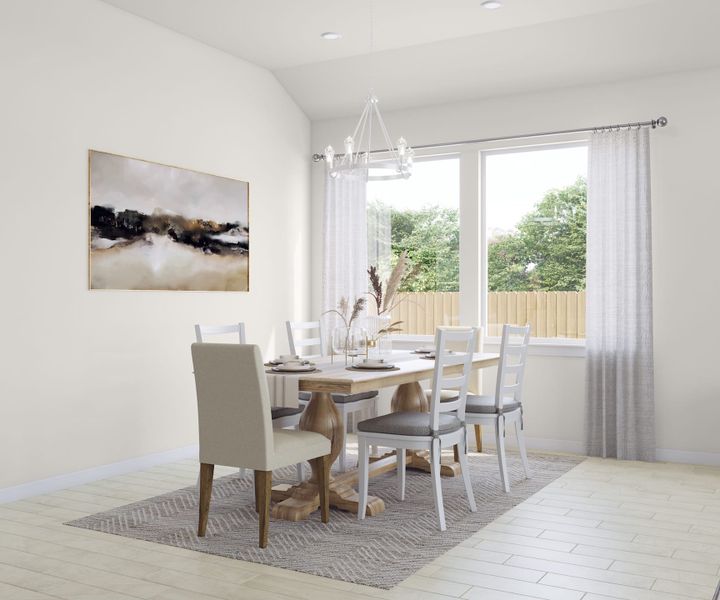 Furnished interior view inside a new home in Lagos Reserve, Manor (Image 4).