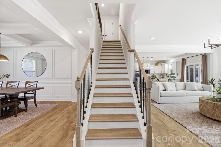Furnished interior view inside a new home in Falls Cove, Troutman (Image 19).