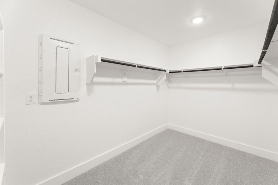 Spacious, unfurnished interior of a new home in Carriage Collection at Painted Tree, McKinney (Image 20). Spacious, unfurnished interior of a new home in Carriage Collection at Painted Tree, McKinney (Image 20).