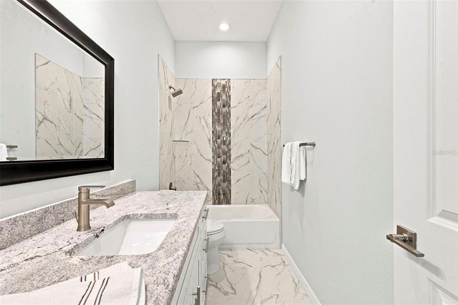 Furnished interior view inside a new home in , Dunedin (Image 7).