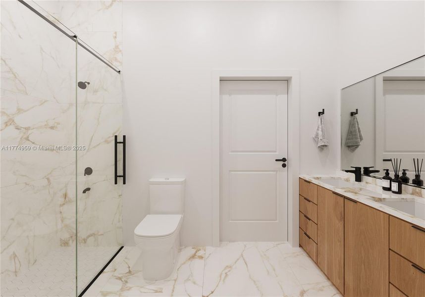 Rendering of bathroom Rendering of bathroom