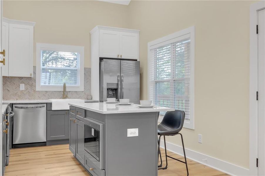 Furnished interior view inside a new home in , Atlanta (Image 3).