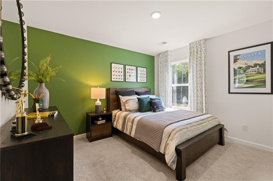 Furnished interior view inside a new home in Kingston Ranch at Lake Oconee, Buckhead (Image 20). Furnished interior view inside a new home in Kingston Ranch at Lake Oconee, Buckhead (Image 20).