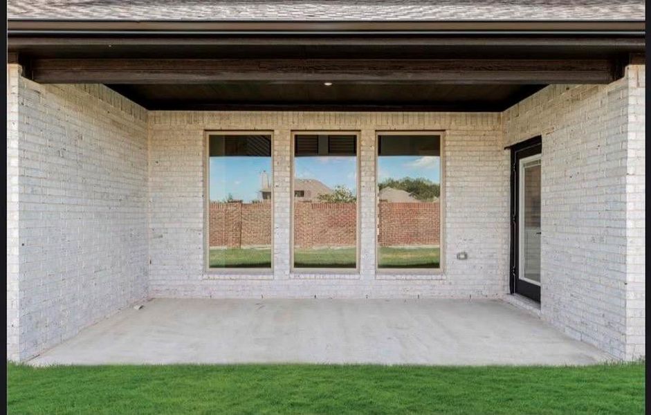 Exterior details and patio area of a home in Willow Wood Classic 60, McKinney (Image 25). Exterior details and patio area of a home in Willow Wood Classic 60, McKinney (Image 25).
