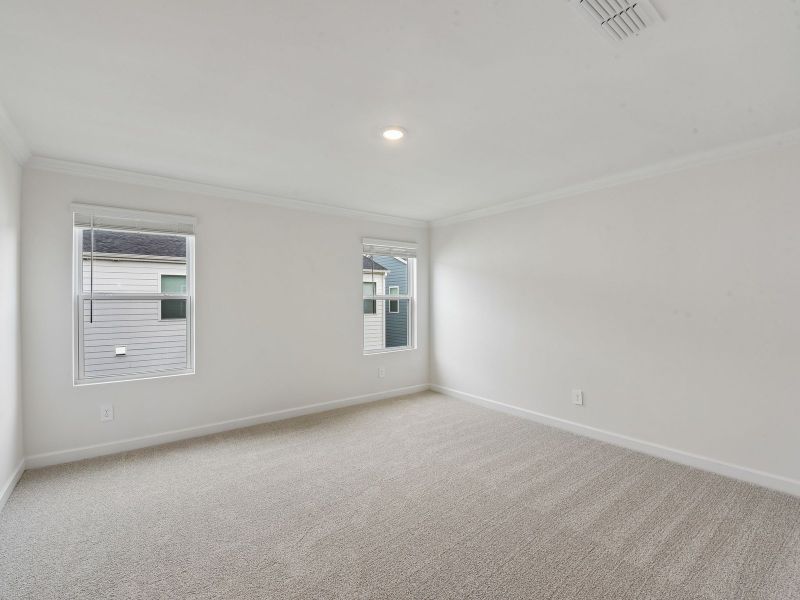 Spacious, unfurnished interior of a new home in Meadows at Wilson Farms - The Summit Series, Fort Mill (Image 14). Spacious, unfurnished interior of a new home in Meadows at Wilson Farms - The Summit Series, Fort Mill (Image 14).