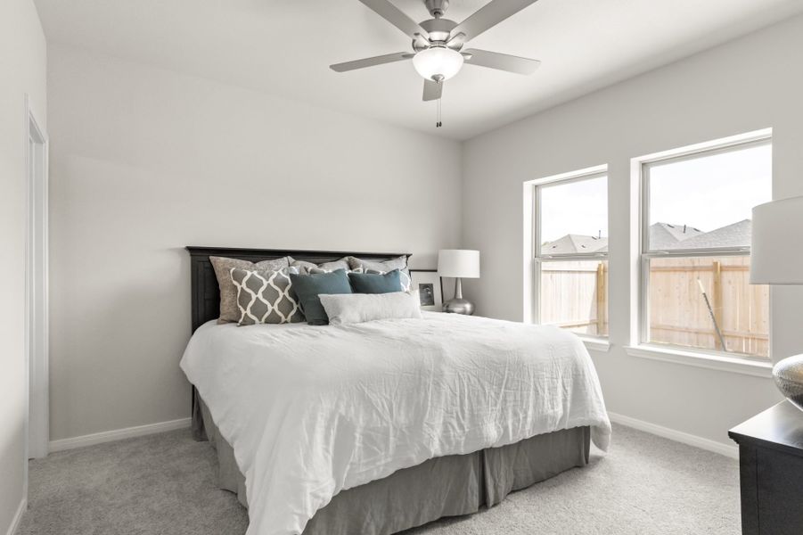 Furnished interior view inside a new home in Blanco Vista, San Marcos (Image 41).