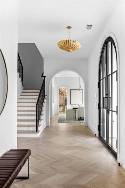 Furnished interior view inside a new home in , Dallas (Image 6).