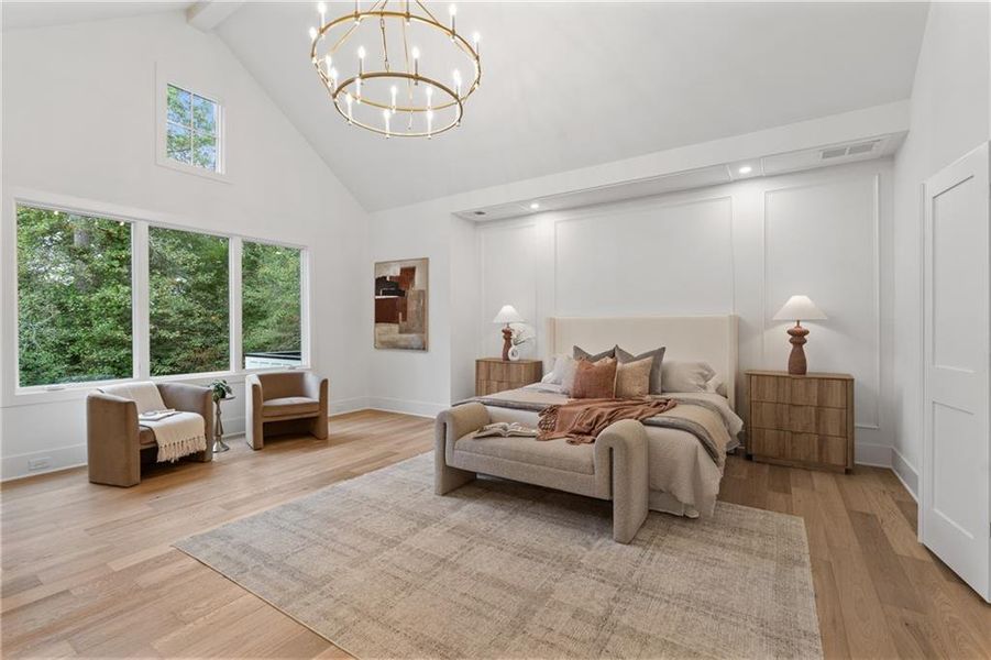 Furnished interior view inside a new home in , Roswell (Image 43).