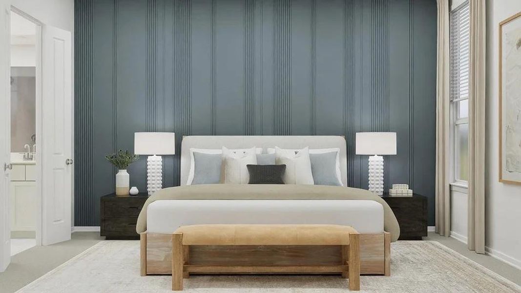 Furnished interior view inside a new home in , Salado (Image 16).