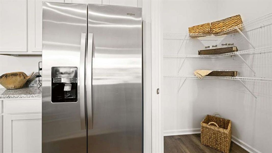 Furnished interior view inside a new home in Jackson Landing, Jefferson (Image 29).