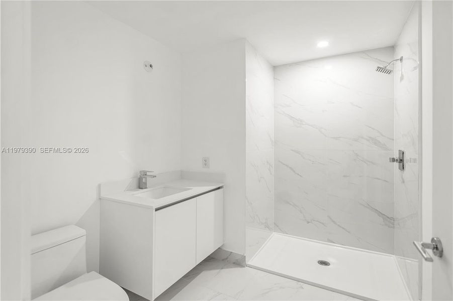 Furnished interior view inside a new home in Aria Reserve, Miami (Image 9).