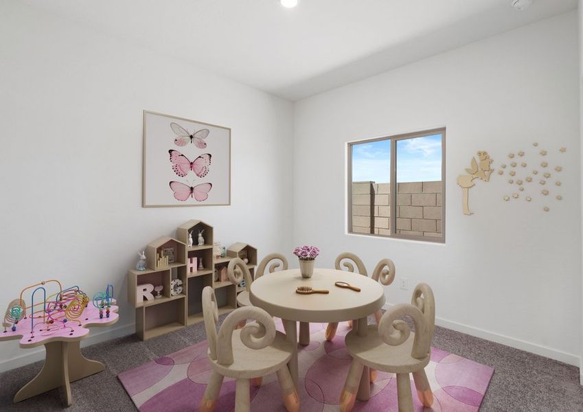 Furnished interior in a model home at Bisbee Ranch in Casa Grande (Image 5).