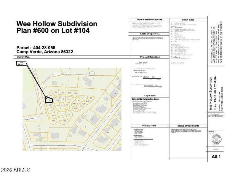 Lot 104 plan 600 site Lot 104 plan 600 site